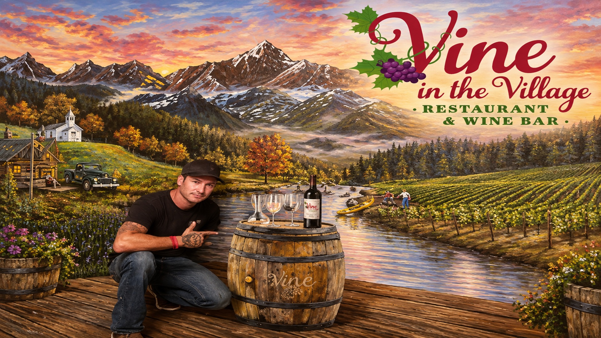 Art and Live Music at Vine in the Village