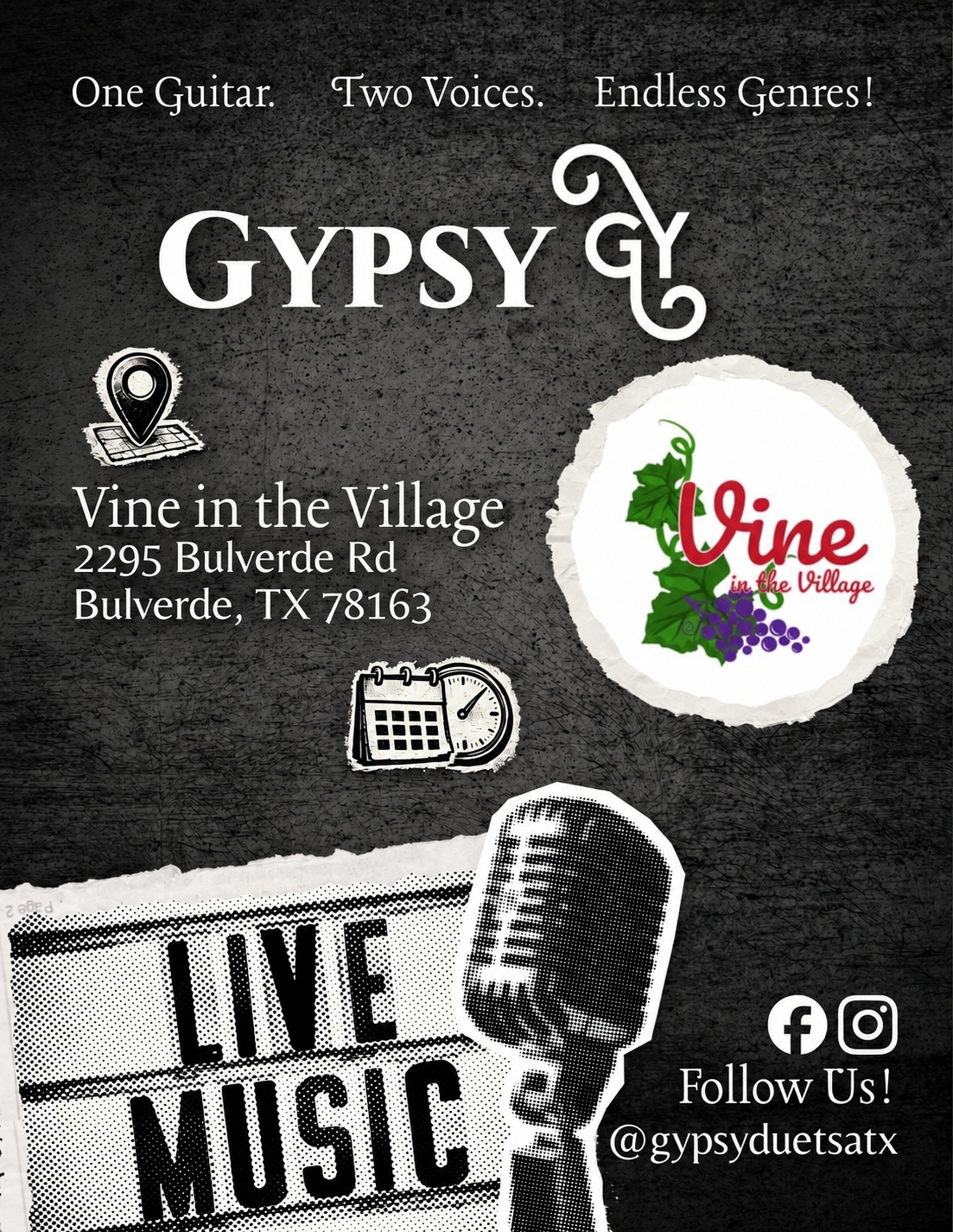 Live Music with Gypsy Band at Vine in the Village