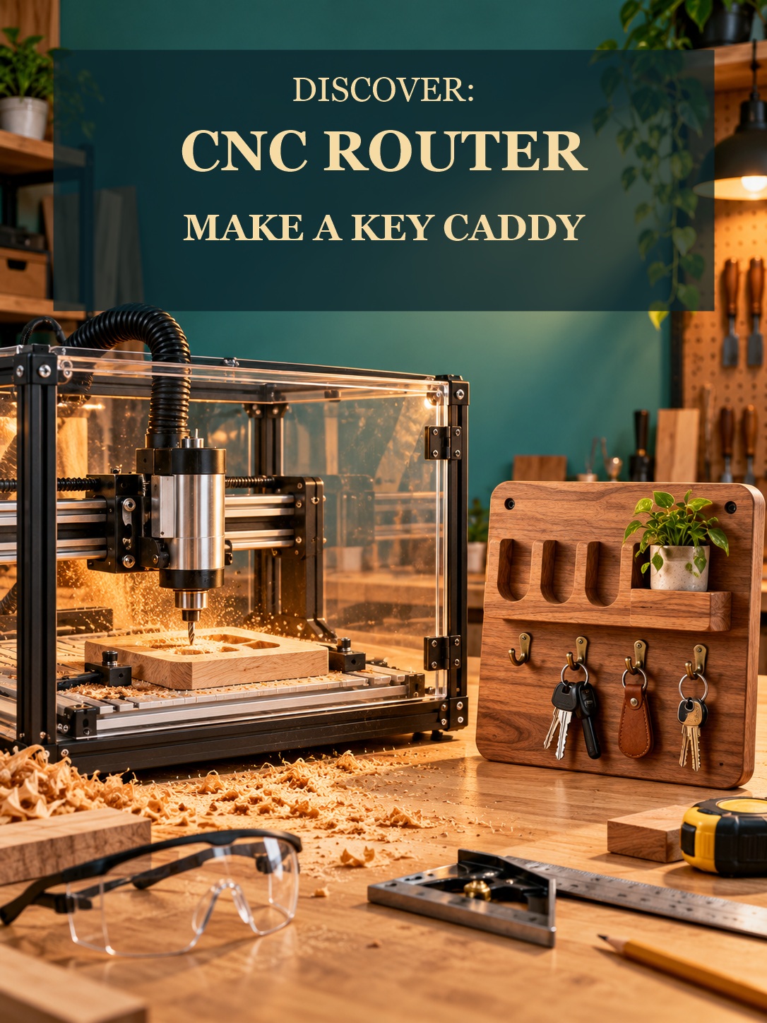 Discover: CNC Router — Make a Key Caddy at Mammen Family Public Library