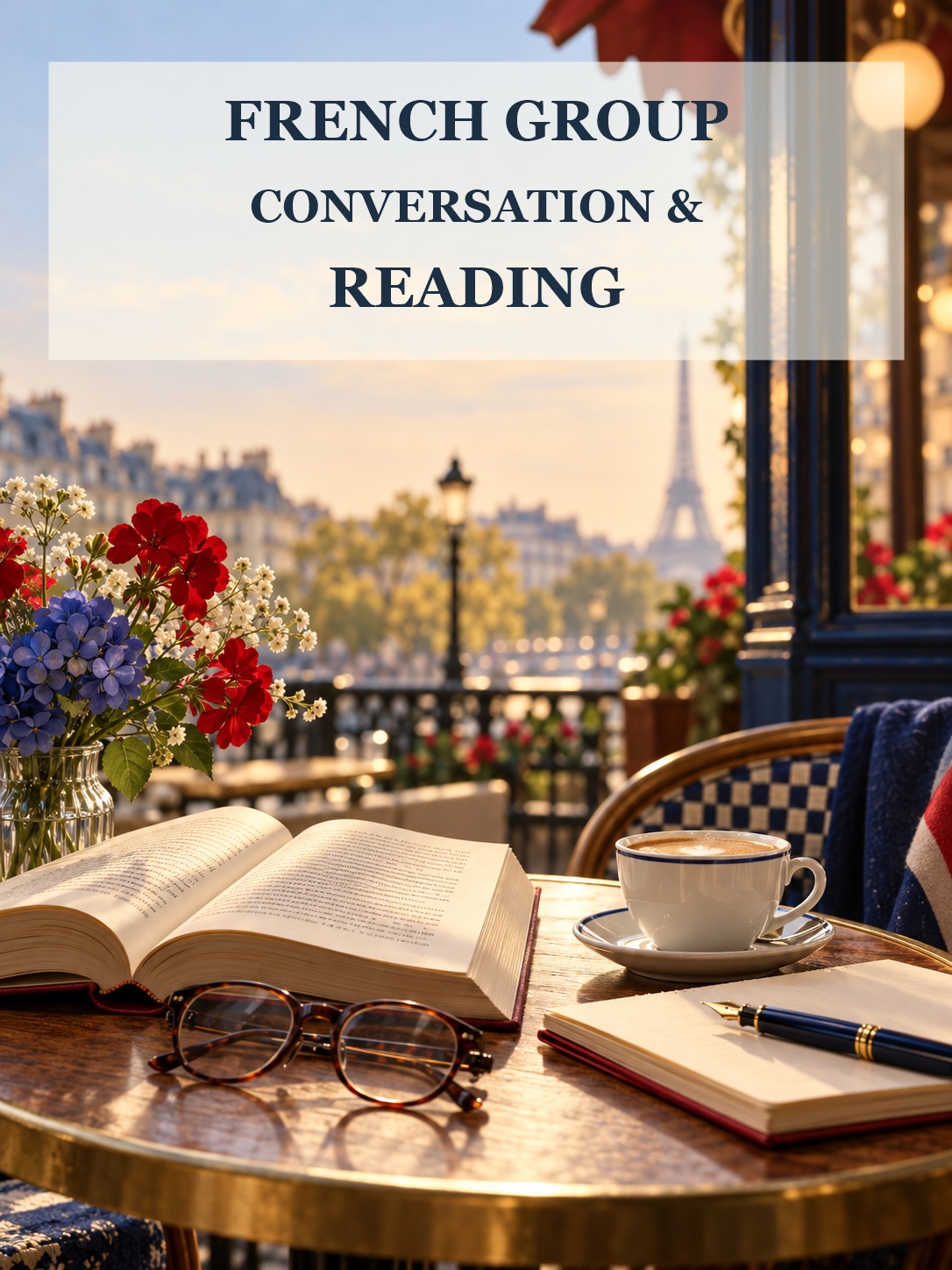 French Group: Conversation & Reading at Mammen Family Public Library