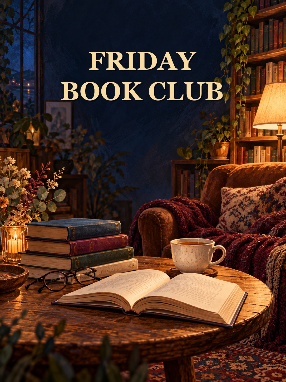 Friday Book Club at Mammen Family Public Library