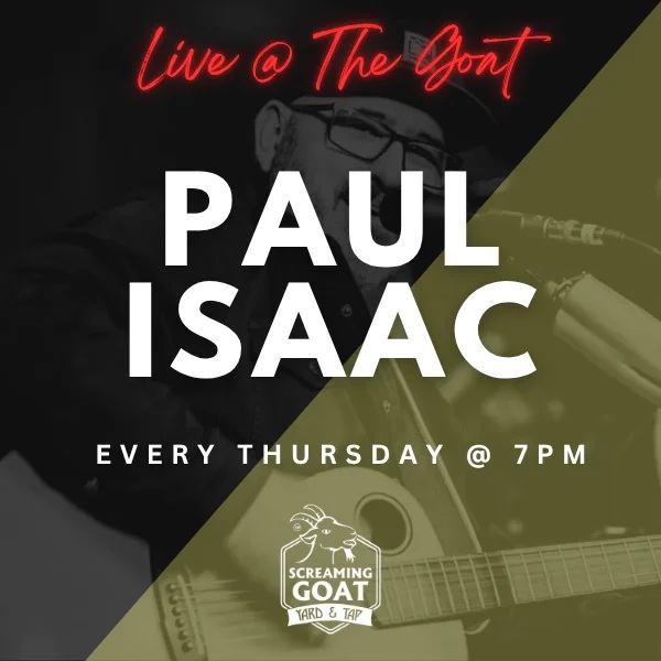Live Music with Paul Isaac at Screaming Goat Yard & Tap