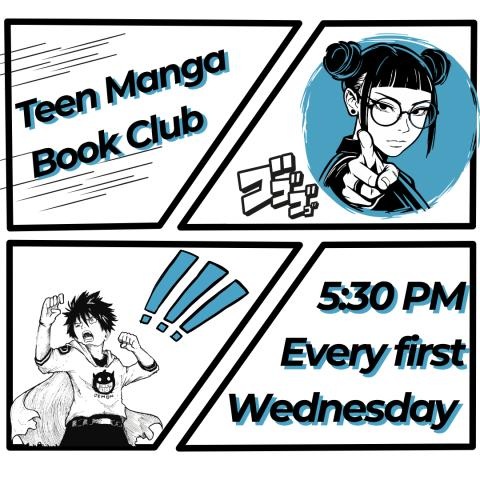 Manga Book Club at Mammen Family Public Library