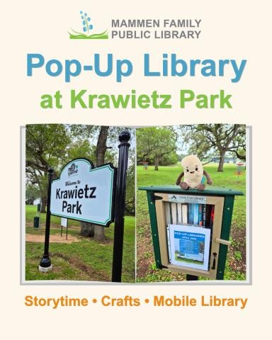 Pop-Up Library at Krawietz Park
