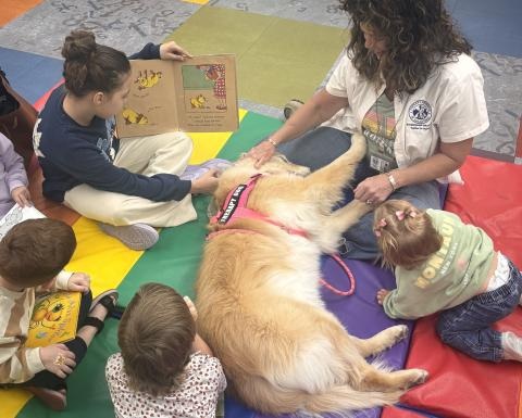Read to a Dog! at Mammen Family Public Library
